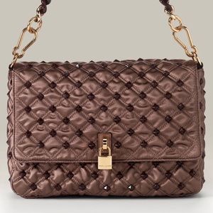 Mark Jacobs Satin taupe handbag